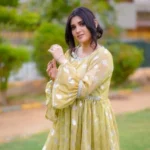 Women Lemon Gharara Suit – Moonlight Fabric Lace Work Festive 2 Piece Outfit - Image 6
